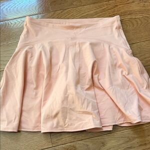 Old Navy Light Peach Skater Skirt with shorts underneath
